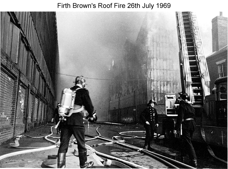 Firth Brown Roof Fire